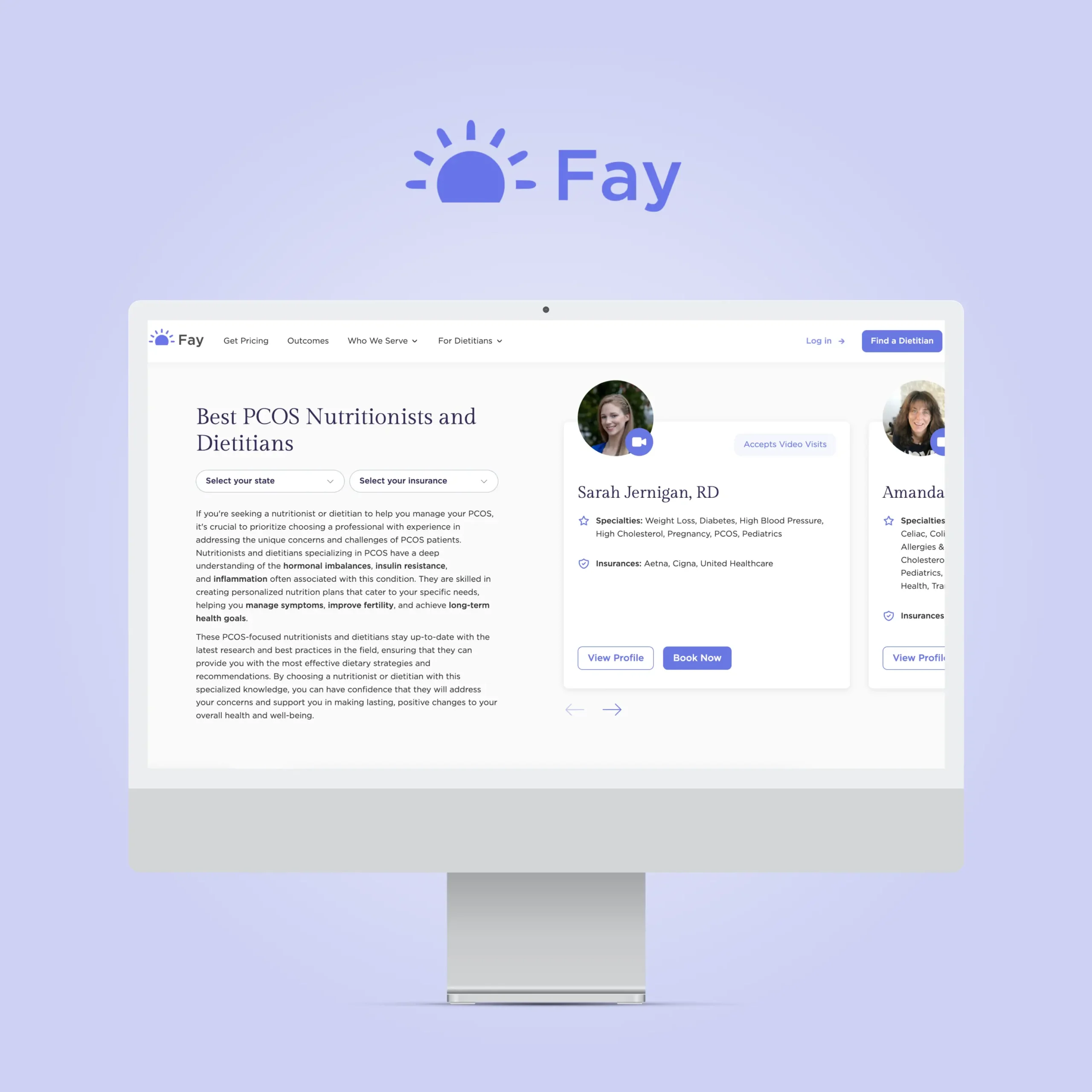 Fay Nutrition Website